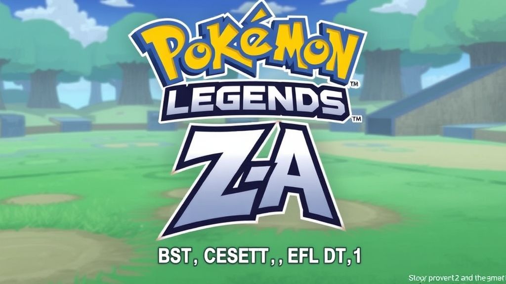 《宝可梦传说 Z-A》10月16日震撼来袭！双平台同步发售